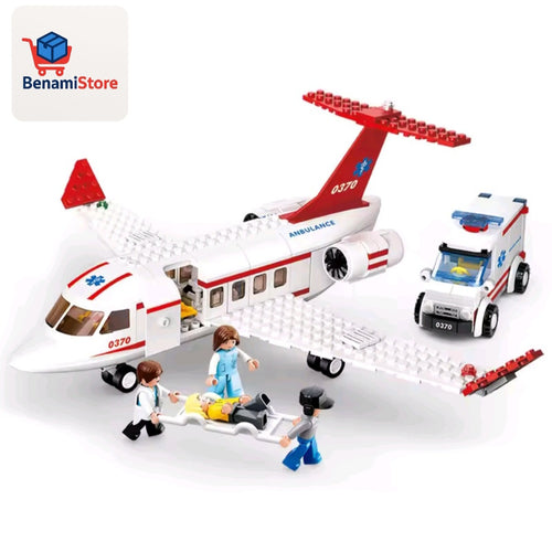 Avion de rescate lego