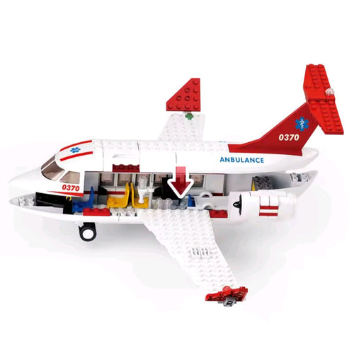 avion de rescate lego 2