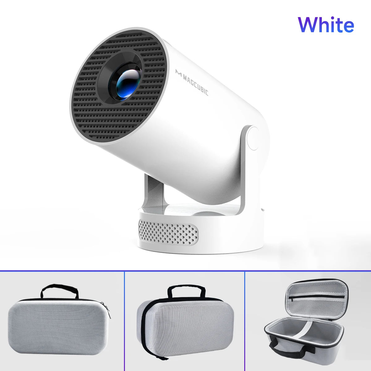 HY300 Pro + Projector 4K Full HD 720P Built in Speaker 8000 Lumens Android 11 Wifi BT5.4 Projector for Outdoor Meeting