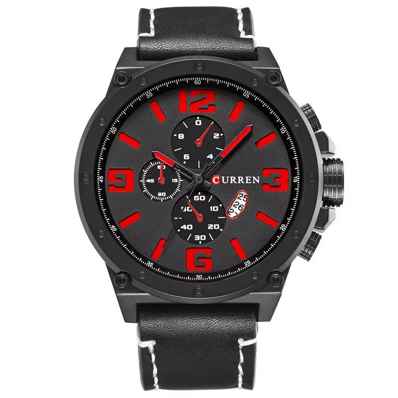 8124,8208,8192,8230 Men Watches Quartz Wrist Watches Big Dial Men'S Waterproof Sports Watch Male Clock Relogio Masculino